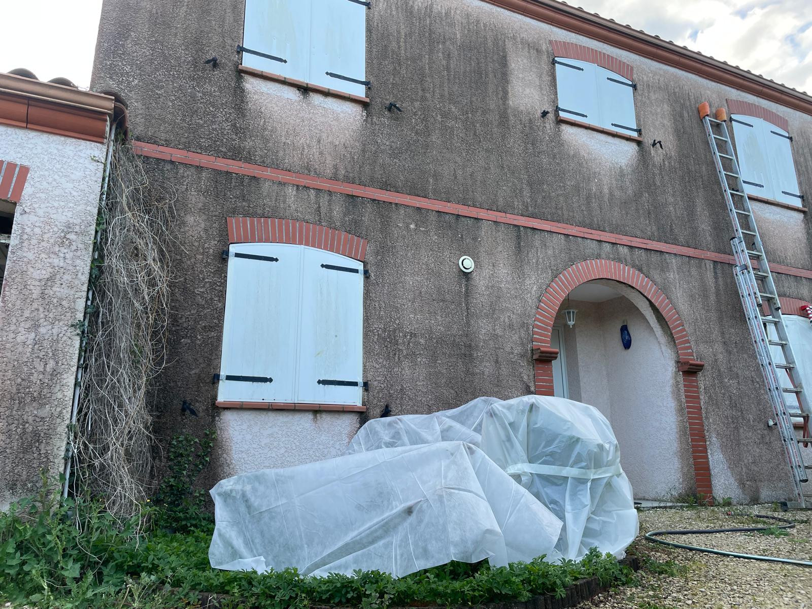 Protection du chantier façade — TopOsmose